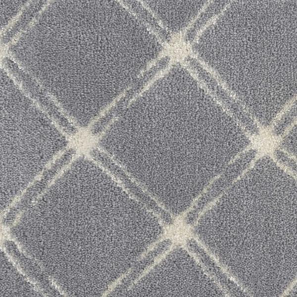 nourison LUMIERE LATTICE LUMLT AZURE BROADLOOM CARPET