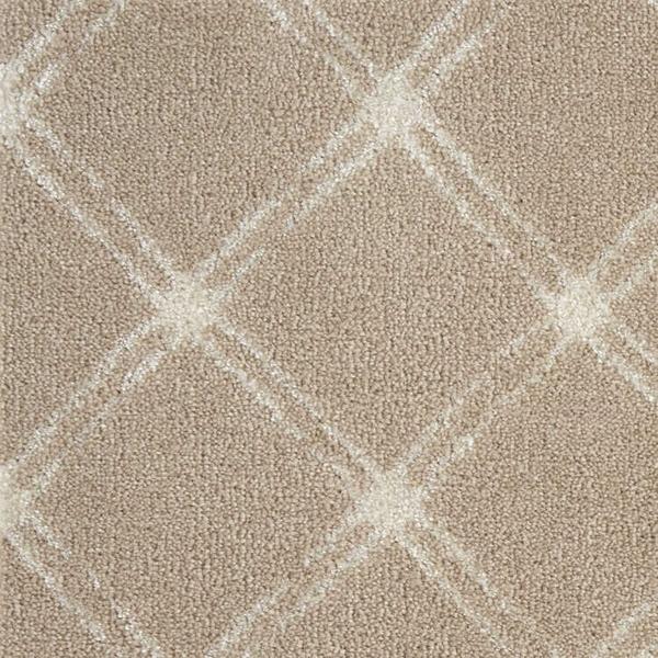 nourison LUMIERE LATTICE LUMLT BUFF BROADLOOM CARPET