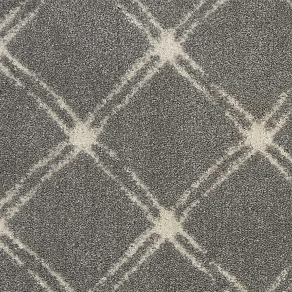 nourison LUMIERE LATTICE LUMLT NICKEL BROADLOOM CARPET