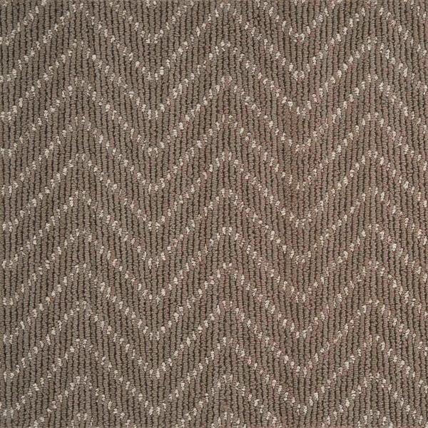 nourison LUSTROUS CHEVRON CHVR DRIFTWOOD BROADLOOM CARPET