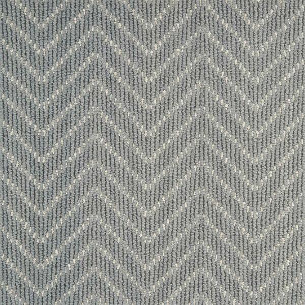 nourison LUSTROUS CHEVRON CHVR SLATE BROADLOOM CARPET