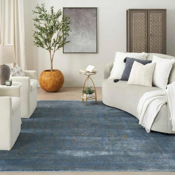 nourison Luxurious Blue Indoor only Persian Rug LRS01 Home