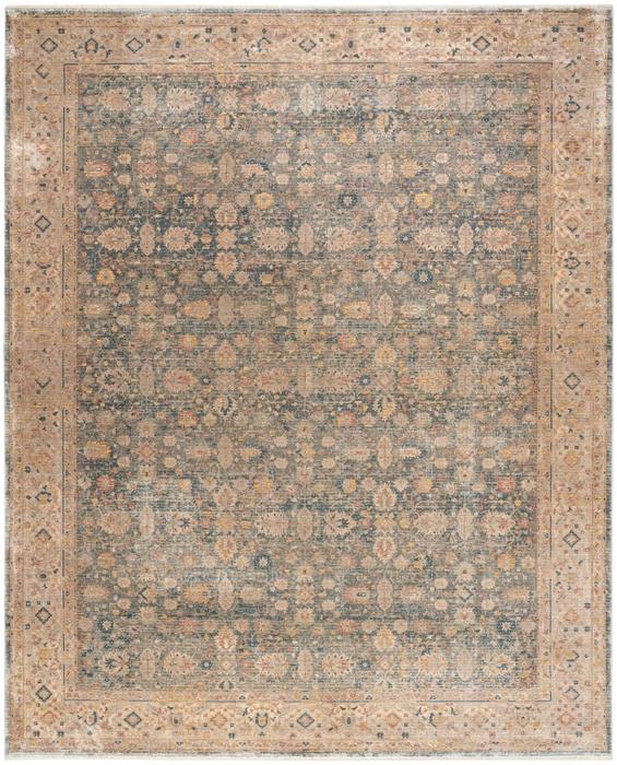 Nourison Luxurious Ivory Blue Indoor Only Persian Rug LRS03 Home