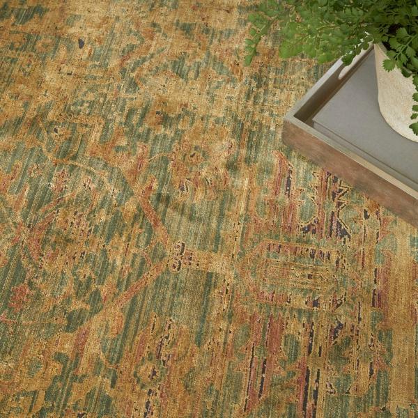 Nourison Luxurious Olive Indoor Only Persian Rug LRS01 Home