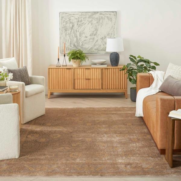 nourison Luxurious Taupe Indoor only Persian Rug LRS02 Home