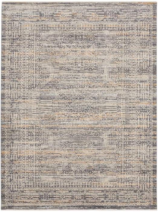 Nourison Lynx Boho Chic Textured Ivory/Grey Rug Home