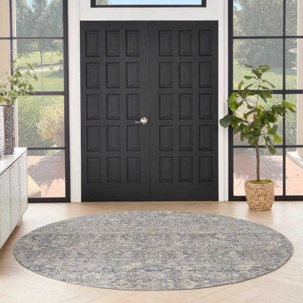 Nourison Lynx Charcoal Indoor Only Persian Rug LNX08 Home