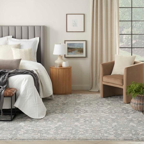 nourison Lynx Charcoal Indoor only Persian Rug LNX08 Home