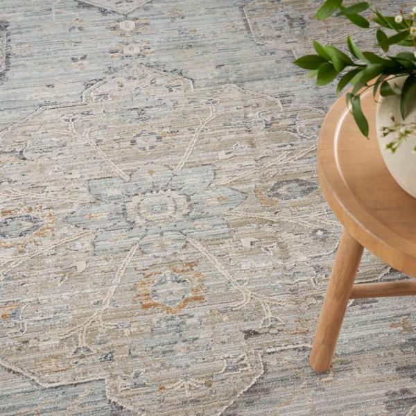 Nourison Lynx Light Blue Indoor Only Persian Rug LNX07 Home