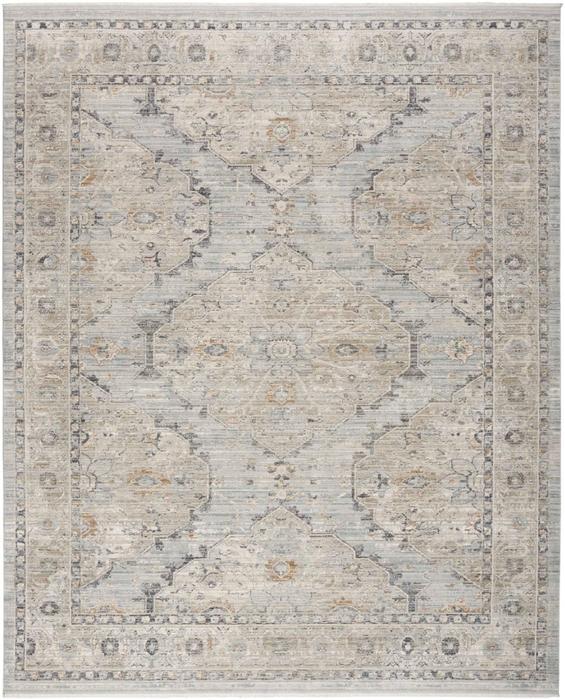 Nourison Lynx Light Blue Indoor Only Persian Rug LNX07 Home