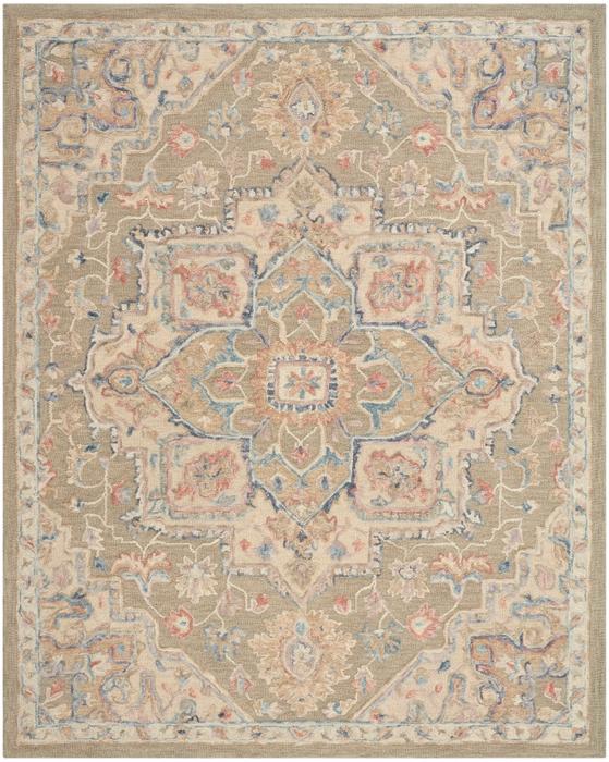 Nourison Maison Green Ivory Indoor Only Persian Rug MSO06