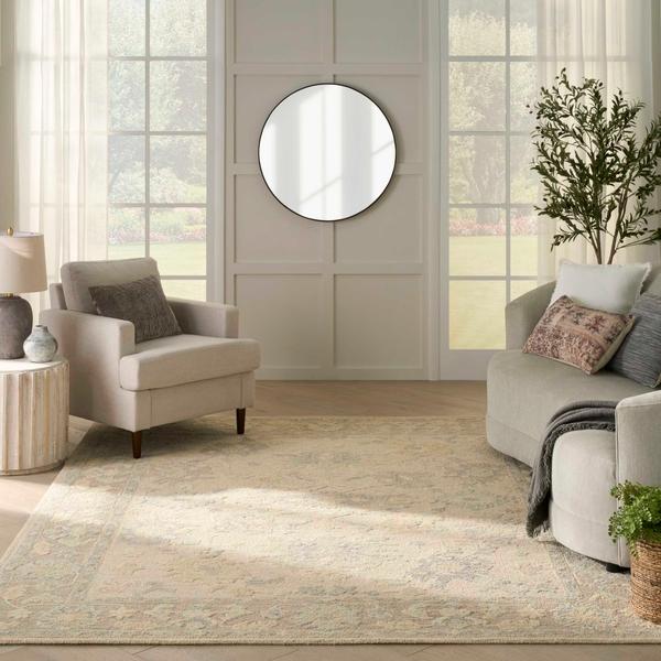 nourison Maison Ivory Taupe Indoor only Persian Rug MSO04