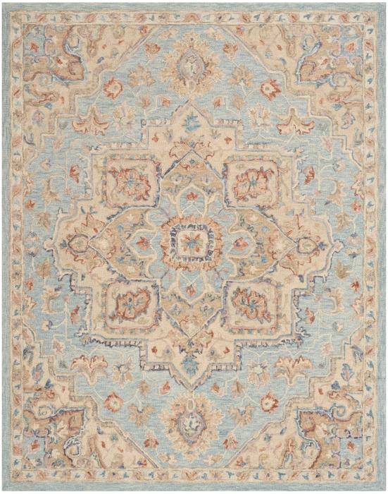 Nourison Maison Light Blue Ivory Indoor Only Persian Rug MSO06
