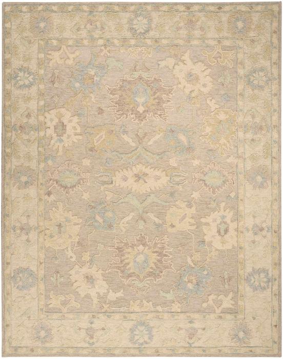 Nourison Maison Taupe Ivory Indoor Only Persian Rug MSO01