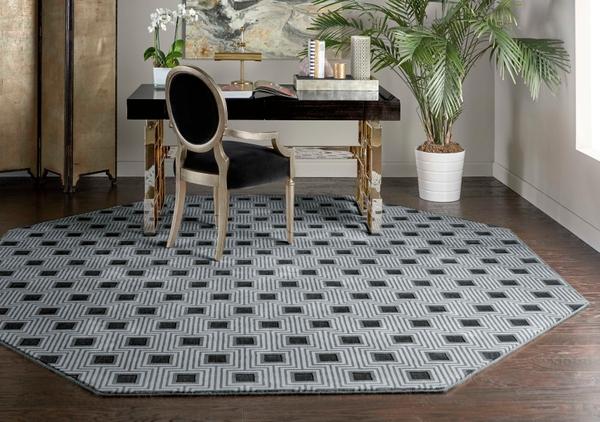 Nourison MANHATTAN GRAMERCY MHT03 CARBON BROADLOOM CARPET