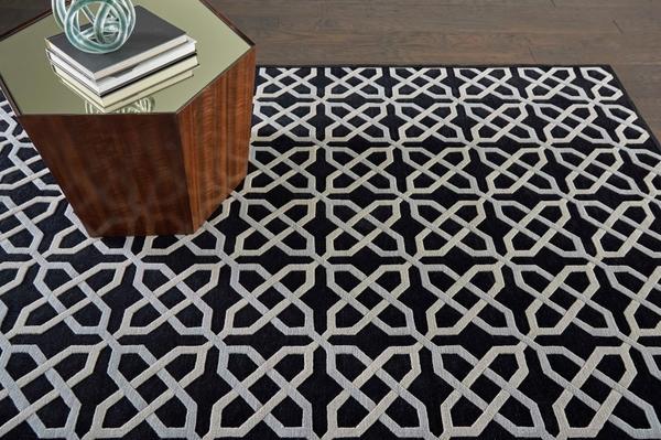 Nourison MANHATTAN UPTOWN MHT04 EBONY BROADLOOM CARPET