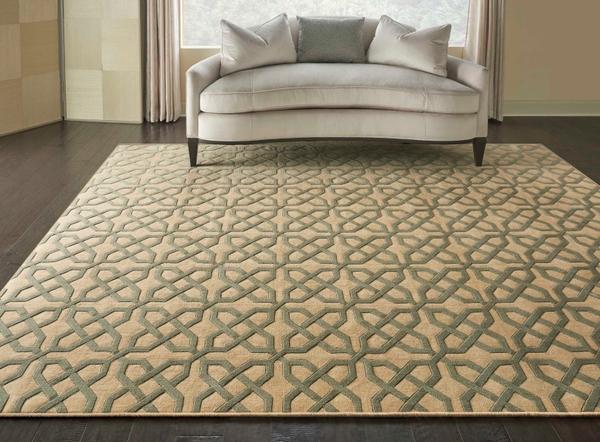 Nourison MANHATTAN UPTOWN MHT04 SEAFOAM BROADLOOM CARPET