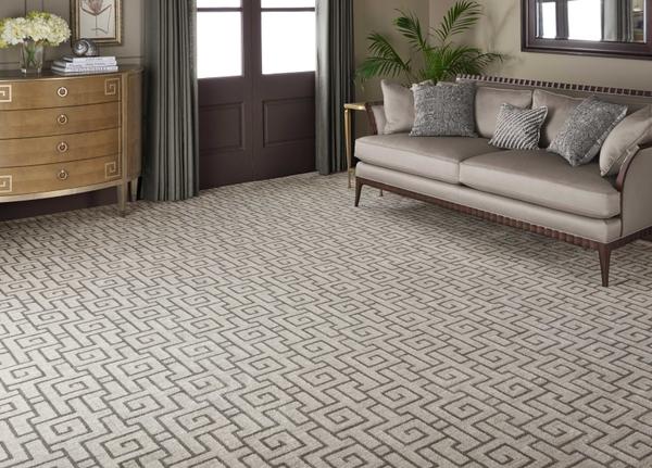 nourison MAXELL VINTAGE KEY VINKY STERLING GREY BROADLOOM BROADLOOM CARPET
