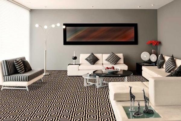 Nourison MEDITERRANEAN LABYRINTH LABYR NYX BROADLOOM CARPET