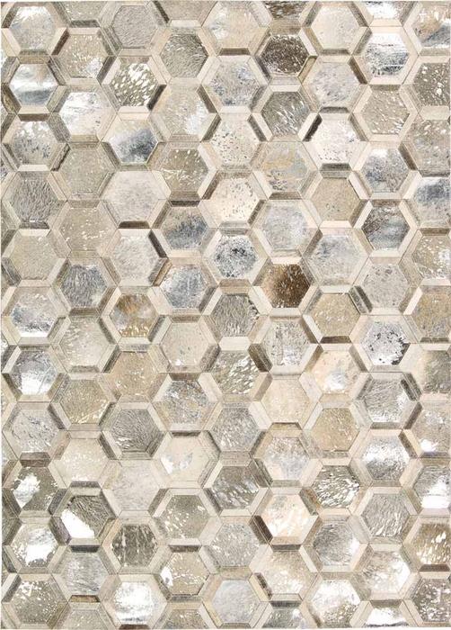 Nourison MICHAEL AMINI CITY CHIC MA100 SILVER AREA RUG