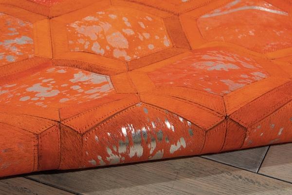 Nourison MICHAEL AMINI CITY CHIC MA100 TANGERINE AREA RUG