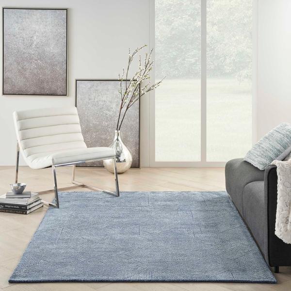 Nourison MICHAEL AMINI MA30 STAR SMR01 BLUE AREA RUG