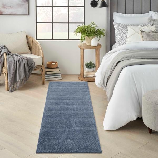 Nourison MICHAEL AMINI MA30 STAR SMR01 BLUE AREA RUG