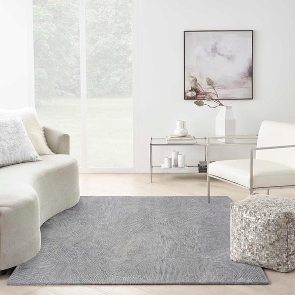 Nourison MICHAEL AMINI MA30 STAR SMR01 SLATE AREA RUG