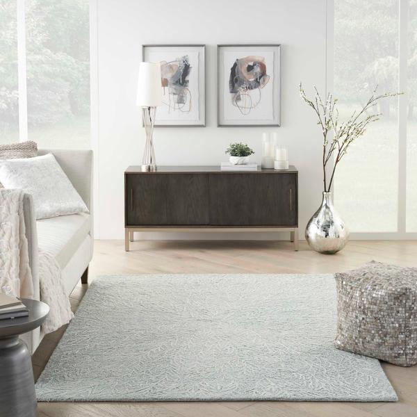 Nourison MICHAEL AMINI MA30 STAR SMR03 LIGHT BLUE AREA RUG