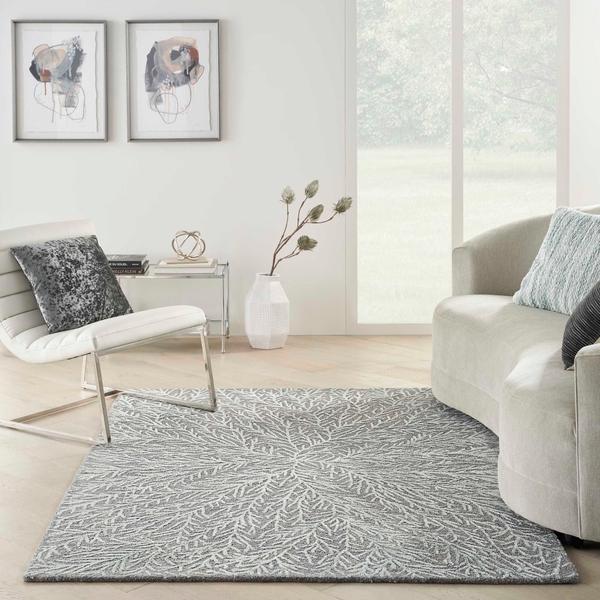 Nourison MICHAEL AMINI MA30 STAR SMR03 SLATE/TEAL AREA RUG