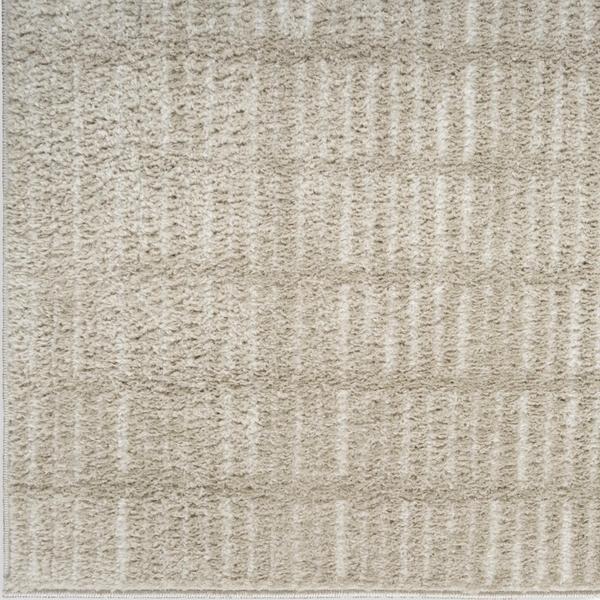 nourison Modern Comfort Grey Ivory Indoor only Abstract Rug MNC03