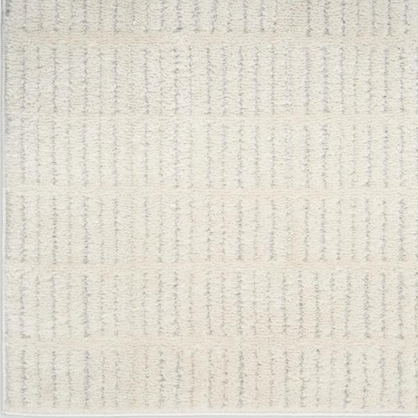 nourison Modern Comfort Ivory Grey Indoor only Abstract Rug MNC03