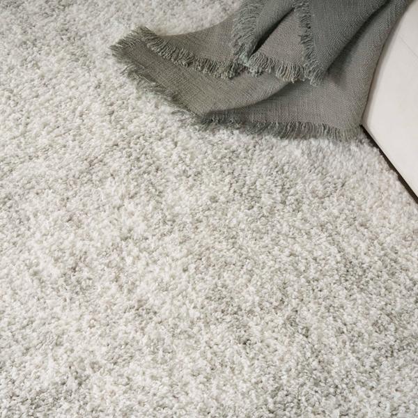 Nourison Modern Shag Ivory Grey Indoor Only Abstract Rug MMD06