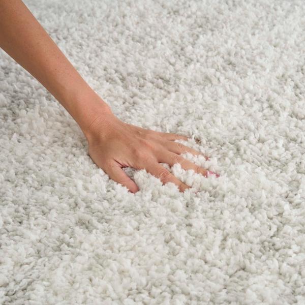 Nourison Modern Shag Ivory Grey Indoor Only Abstract Rug MMD06