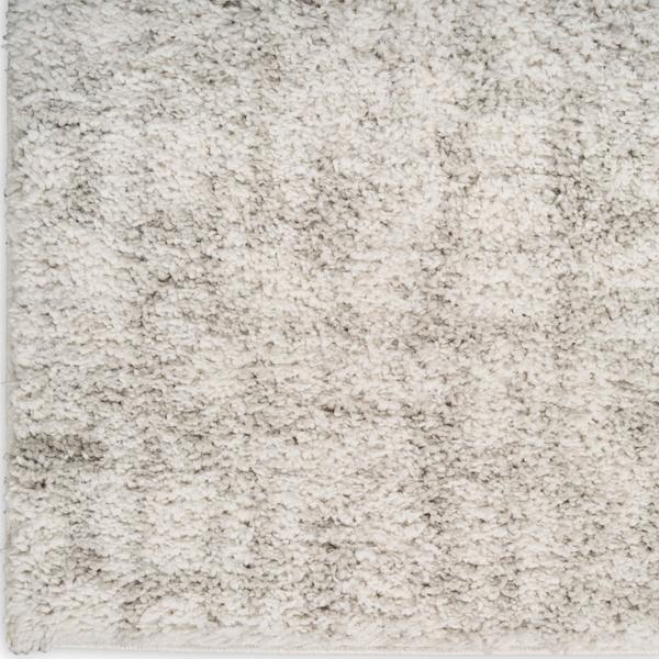 nourison Modern Shag Ivory Grey Indoor only Abstract Rug MMD06