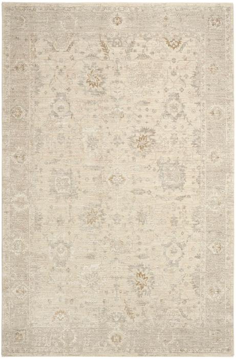 Nourison Moonlit Ivory Grey Indoor Only Persian Rug MLI01