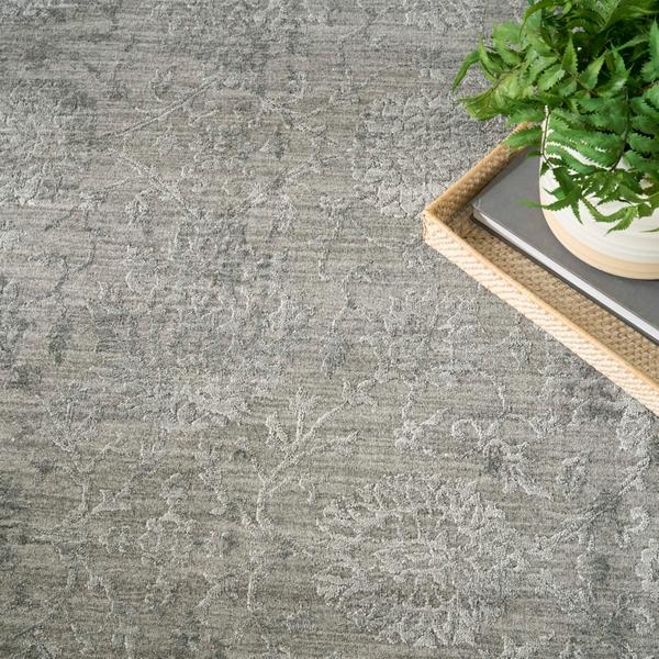 Nourison Moonlit Slate Indoor Only Persian Rug MLI03