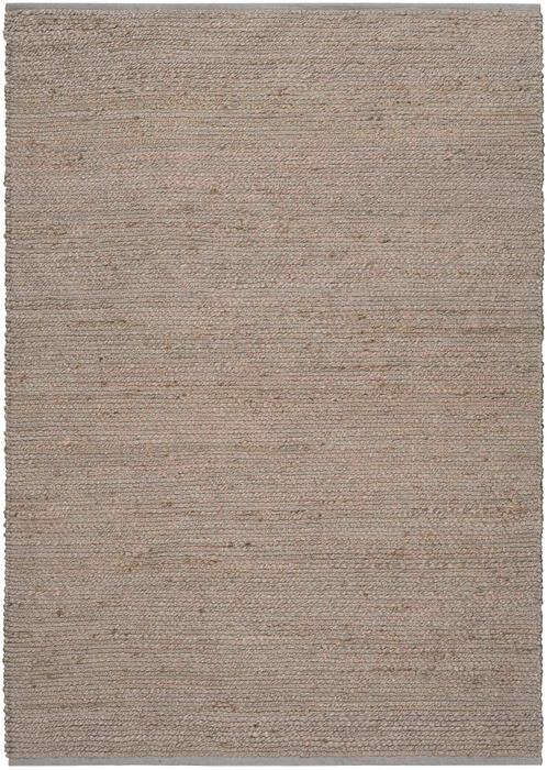Nourison Natural Jute Grey Indoor Only Solid Rug NJT01