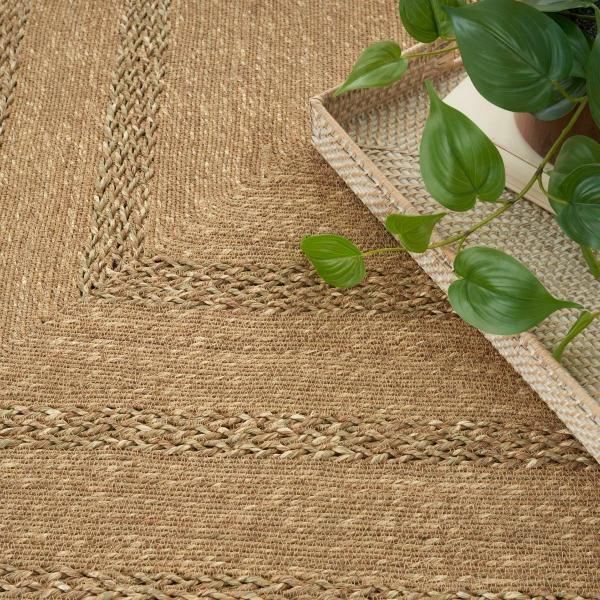 Nourison Natural Seagrass Natural Indoor/Outdoor Solid Rug NSG01 Home