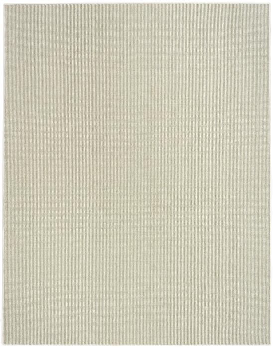 Nourison Natural Texture Ivory Green Indoor Only Striped Rug NTX01