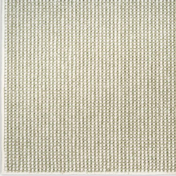 nourison Natural Texture Ivory Green Indoor only Striped Rug NTX01