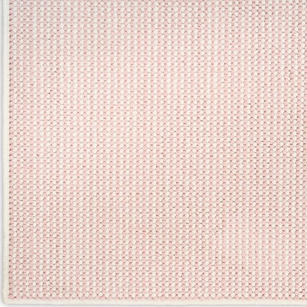 nourison Natural Texture Ivory Rose Indoor only Striped Rug NTX01