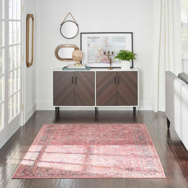 Nourison New Concept Washables Brick Indoor Only Persian Rug SR102