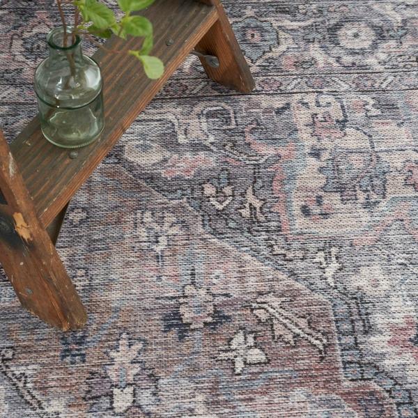 Nourison New Concept Washables Grey Indoor Only Persian Rug SR101