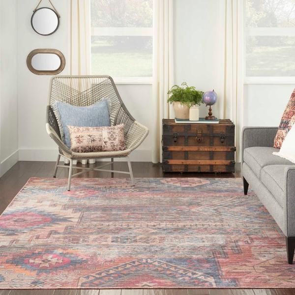 Nourison New Concept Washables Multicolor Indoor Only Persian Rug SR106
