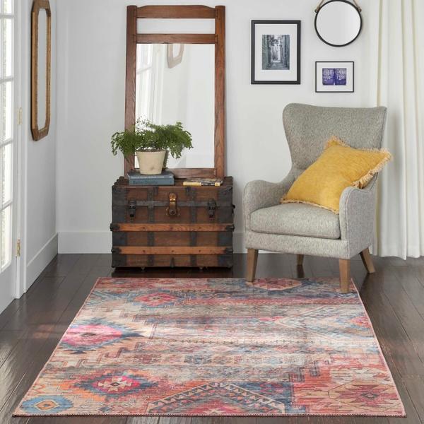 Nourison New Concept Washables Multicolor Indoor Only Persian Rug SR106