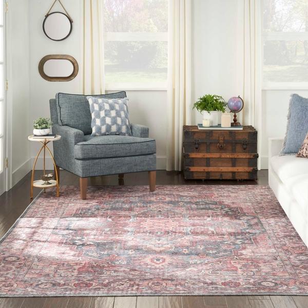 Nourison New Concept Washables Multicolor Indoor Only Persian Rug SR101