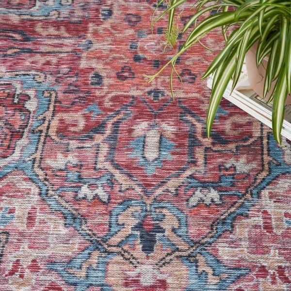 Nourison New Concept Washables Multicolor Indoor Only Persian Rug SR101