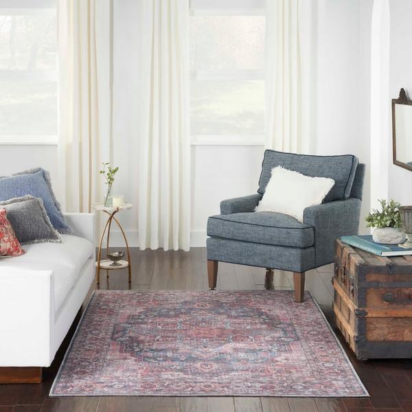 Nourison New Concept Washables Multicolor Indoor Only Persian Rug SR101