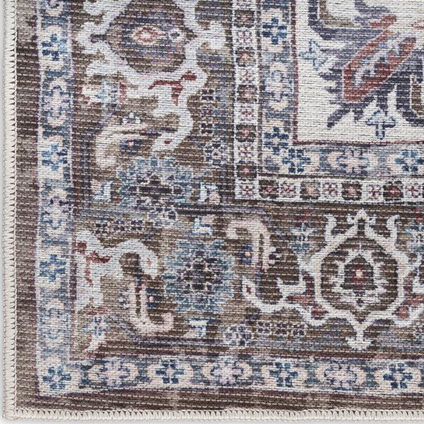 nourison New Concept Washables Olive Ivory Indoor only Persian Rug SR104